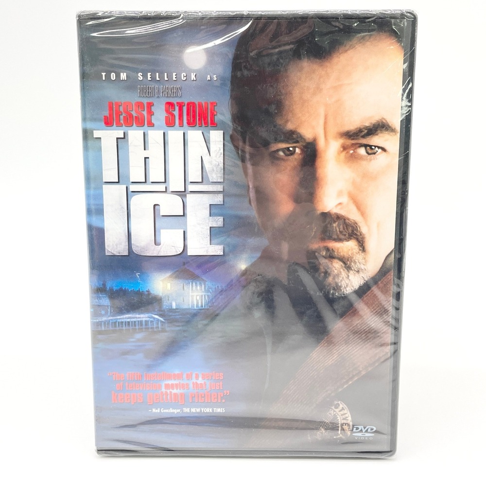 Jesse Stone Thin Ice Tom Selleck DVD 2009 Gritty‎ Crime Drama Mystery Movie
